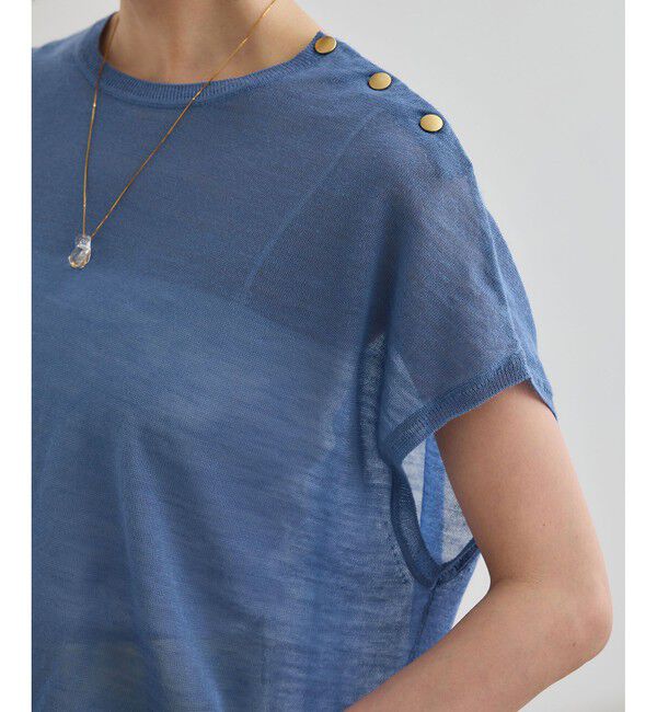 ROPE「ラミー フレンチスリーブプルオーバー/サマーニット」|ニット・セーター|