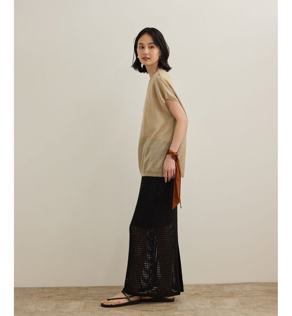 ROPE「ラミー フレンチスリーブプルオーバー/サマーニット」|ニット・セーター|