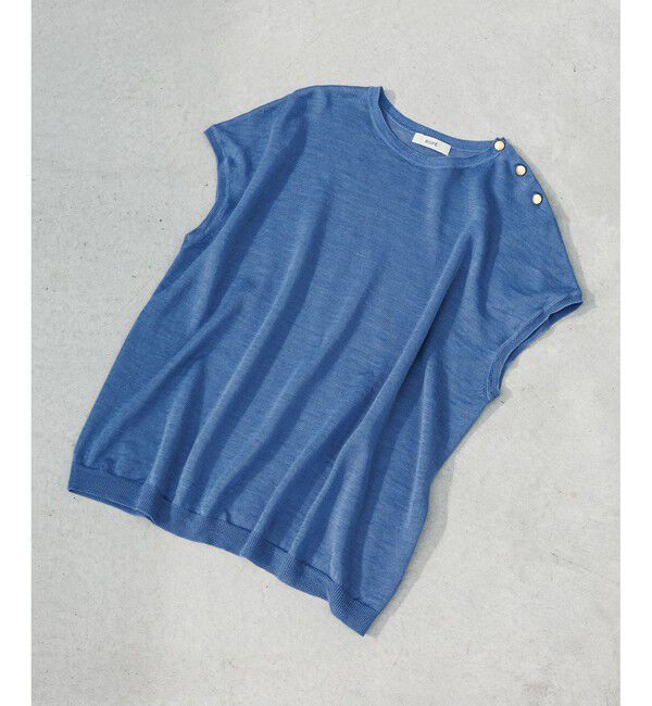 ROPE「ラミー フレンチスリーブプルオーバー/サマーニット」|ニット・セーター|