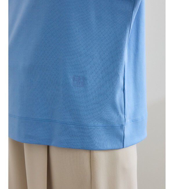 ROPE「【洗える】スーピマコットン アームレットＴシャツ」|Tシャツ・カットソー|