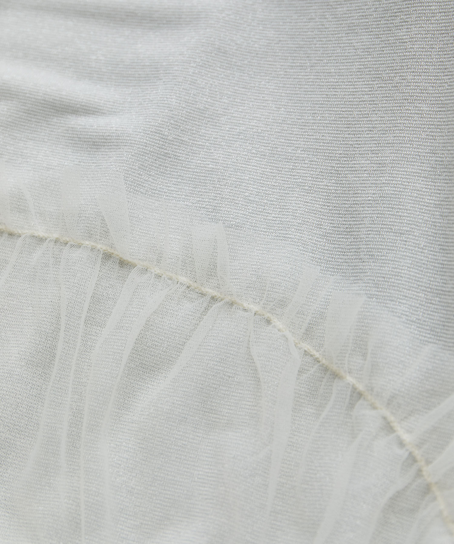 VIS「チュールコンビラメプルオーバー」|Tシャツ・カットソー|