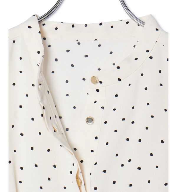 VIS「【洗える】ウエストタックブラウス」|シャツ・ブラウス|