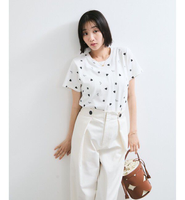 VIS「【Chocomoo】VIS別注グラフィックロゴTシャツ」|Tシャツ・カットソー|