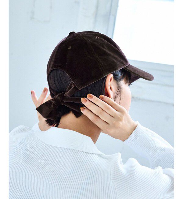 VIS「バックリボンベロアキャップ」|キャップ・キャスケット|
