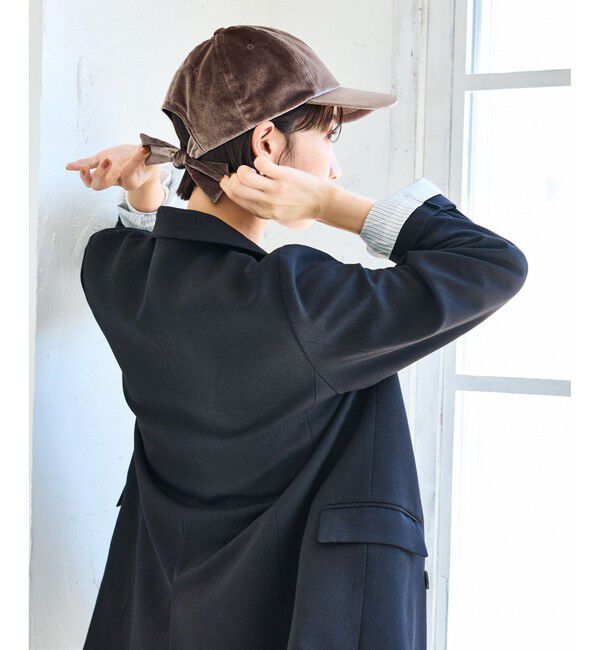 VIS「バックリボンベロアキャップ」|キャップ・キャスケット|