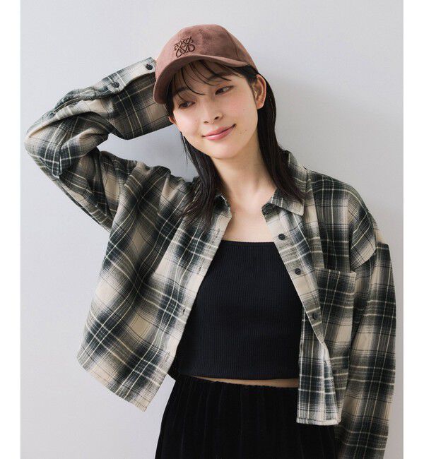 VIS「【WEB/一部店舗限定】オンブレチェックショートシャツ」|シャツ・ブラウス|