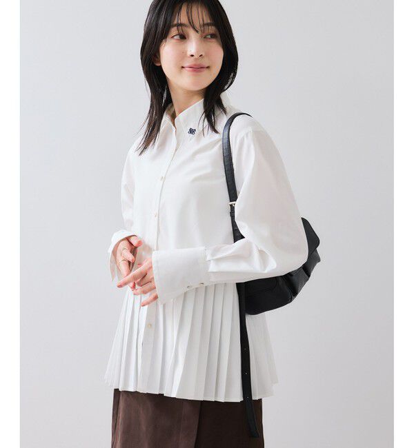 VIS「プリーツシャツ/イージーケア」|シャツ・ブラウス|