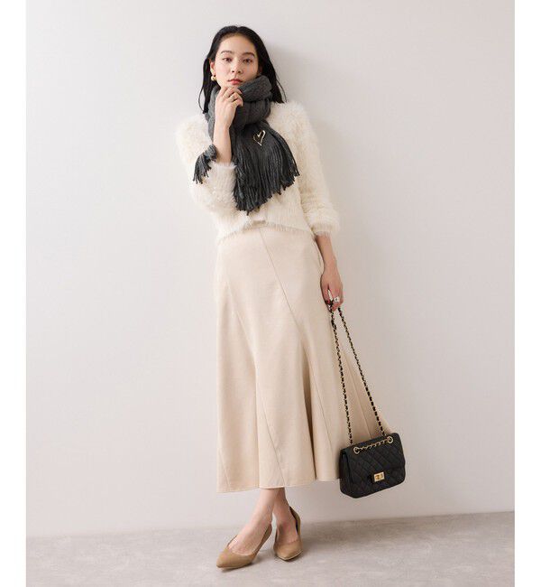 VIS「ミンクタッチもちもちストール」|ストール|