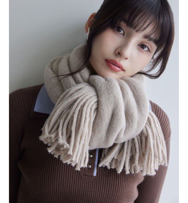 VIS「ミンクタッチもちもちストール」|ストール|