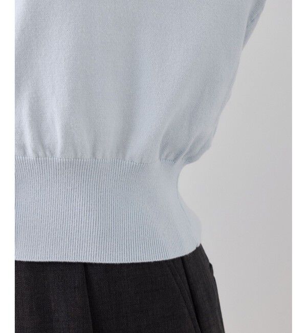 VIS「レースカフスドッキングニットカーディガン」|カーディガン|