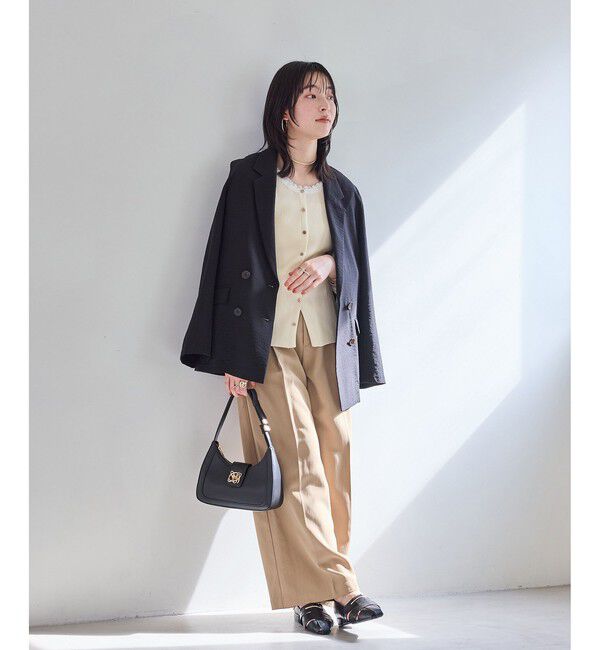 VIS「レーストリムニット」|ニット・セーター|