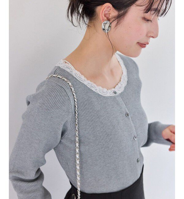 VIS「レーストリムニット」|ニット・セーター|