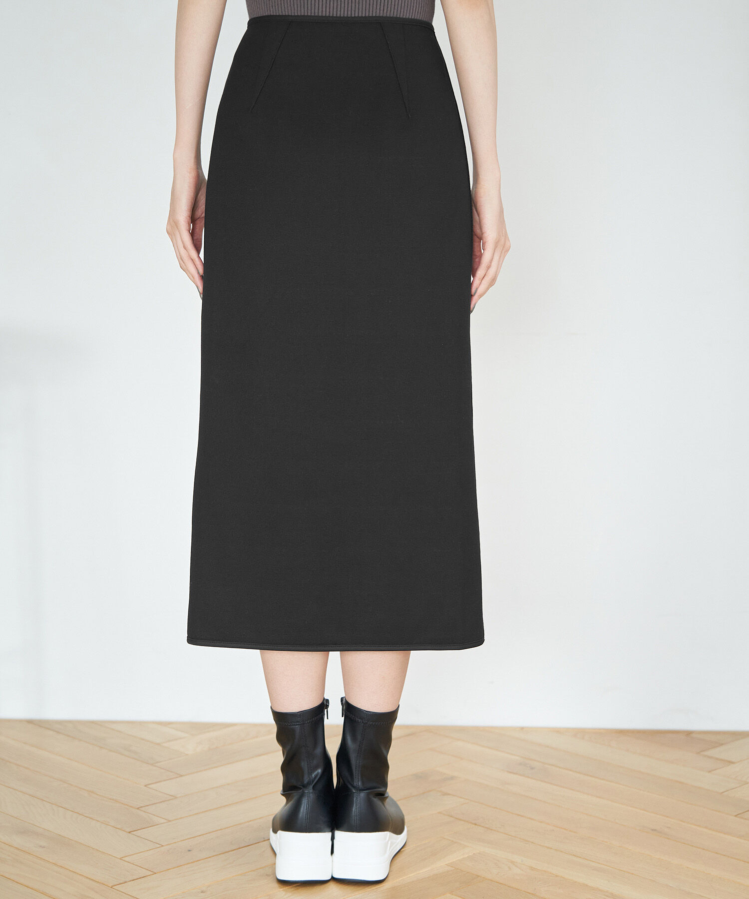 Rope&rsquo;Picnic「チェック＆無地リバーシブルスカート」|スカート|