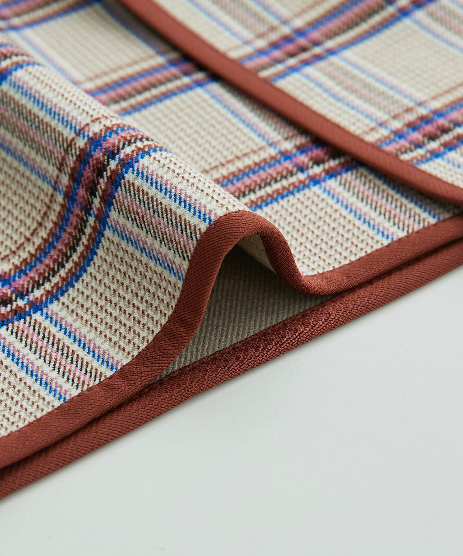 Rope&rsquo;Picnic「チェック＆無地リバーシブルスカート」|スカート|