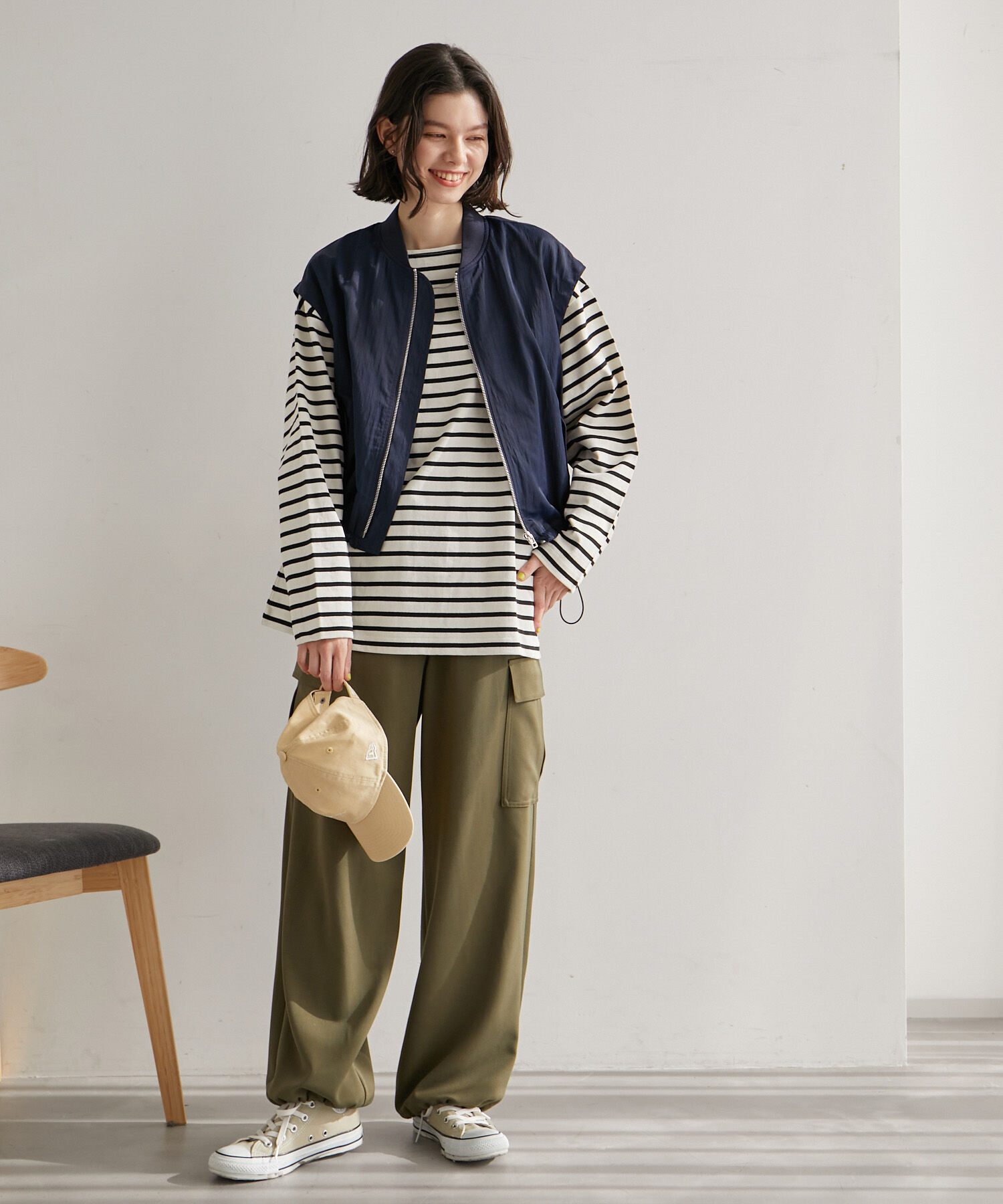 ROPE' PICNIC R「撥水加工/ミリタリーベスト/リンクコーデ」|ベスト・ジレ|