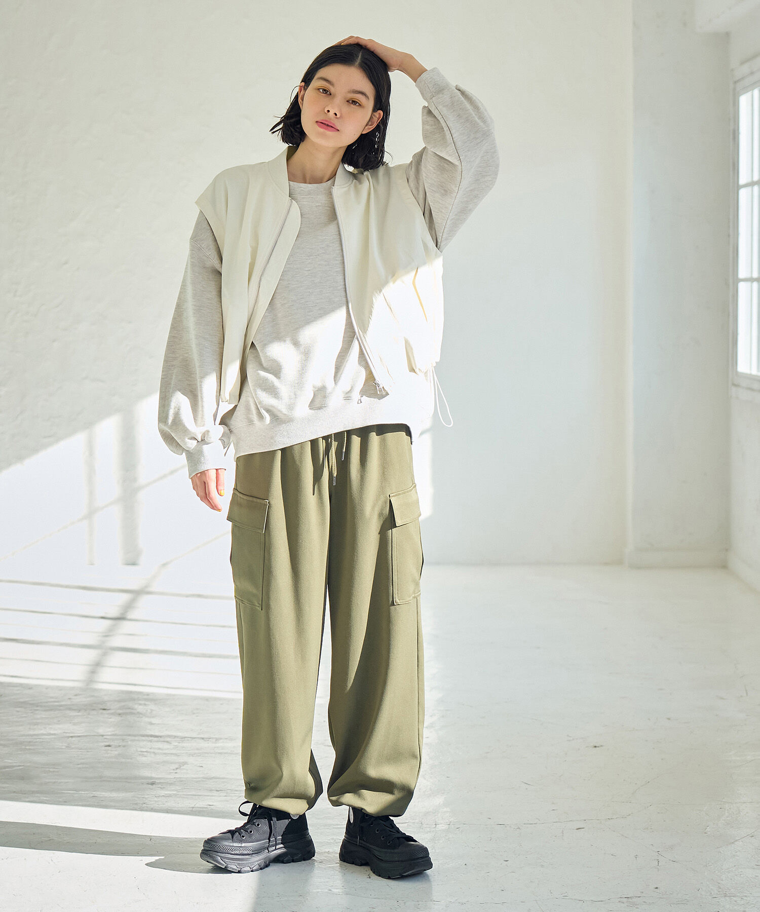 ROPE' PICNIC R「撥水加工/ミリタリーベスト/リンクコーデ」|ベスト・ジレ|