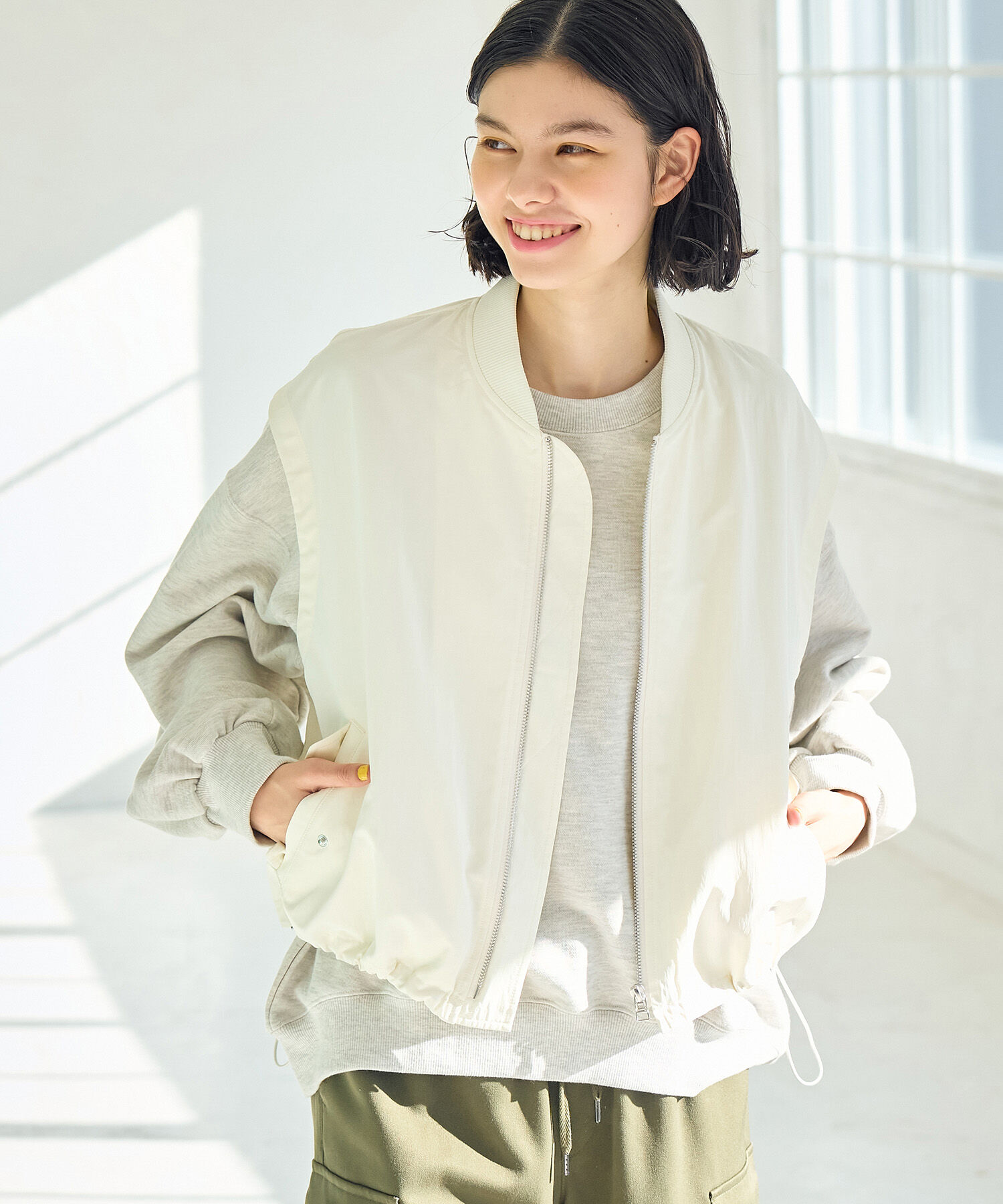 ROPE' PICNIC R「撥水加工/ミリタリーベスト/リンクコーデ」|ベスト・ジレ|