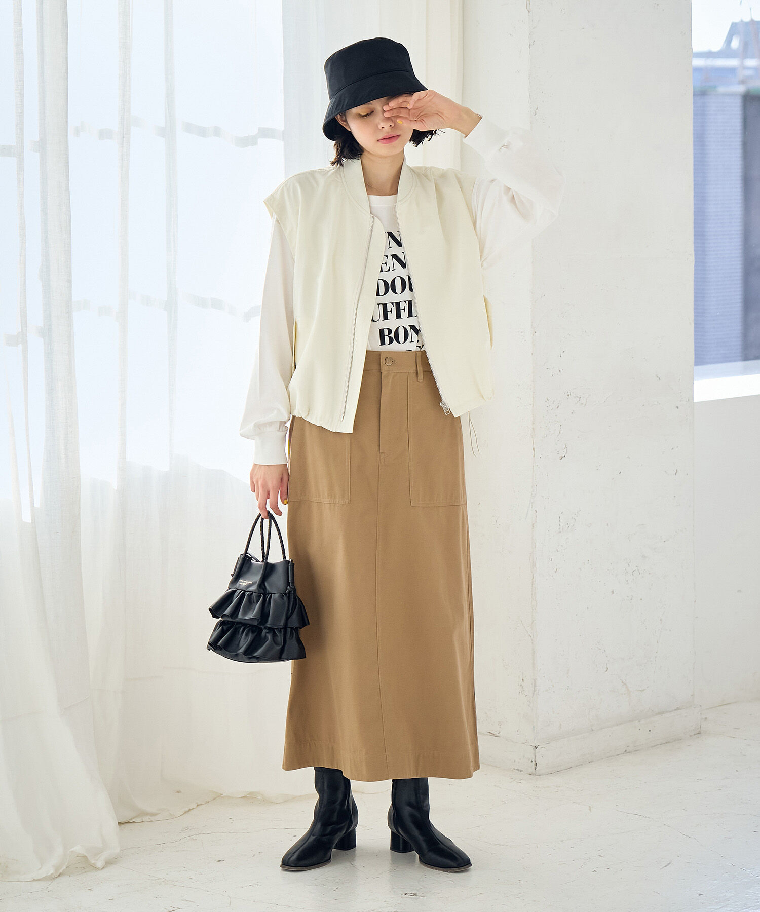 ROPE' PICNIC R「撥水加工/ミリタリーベスト/リンクコーデ」|ベスト・ジレ|