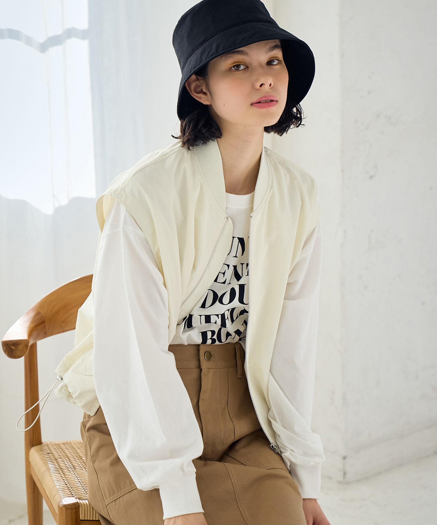 ROPE' PICNIC R「撥水加工/ミリタリーベスト/リンクコーデ」|ベスト・ジレ|