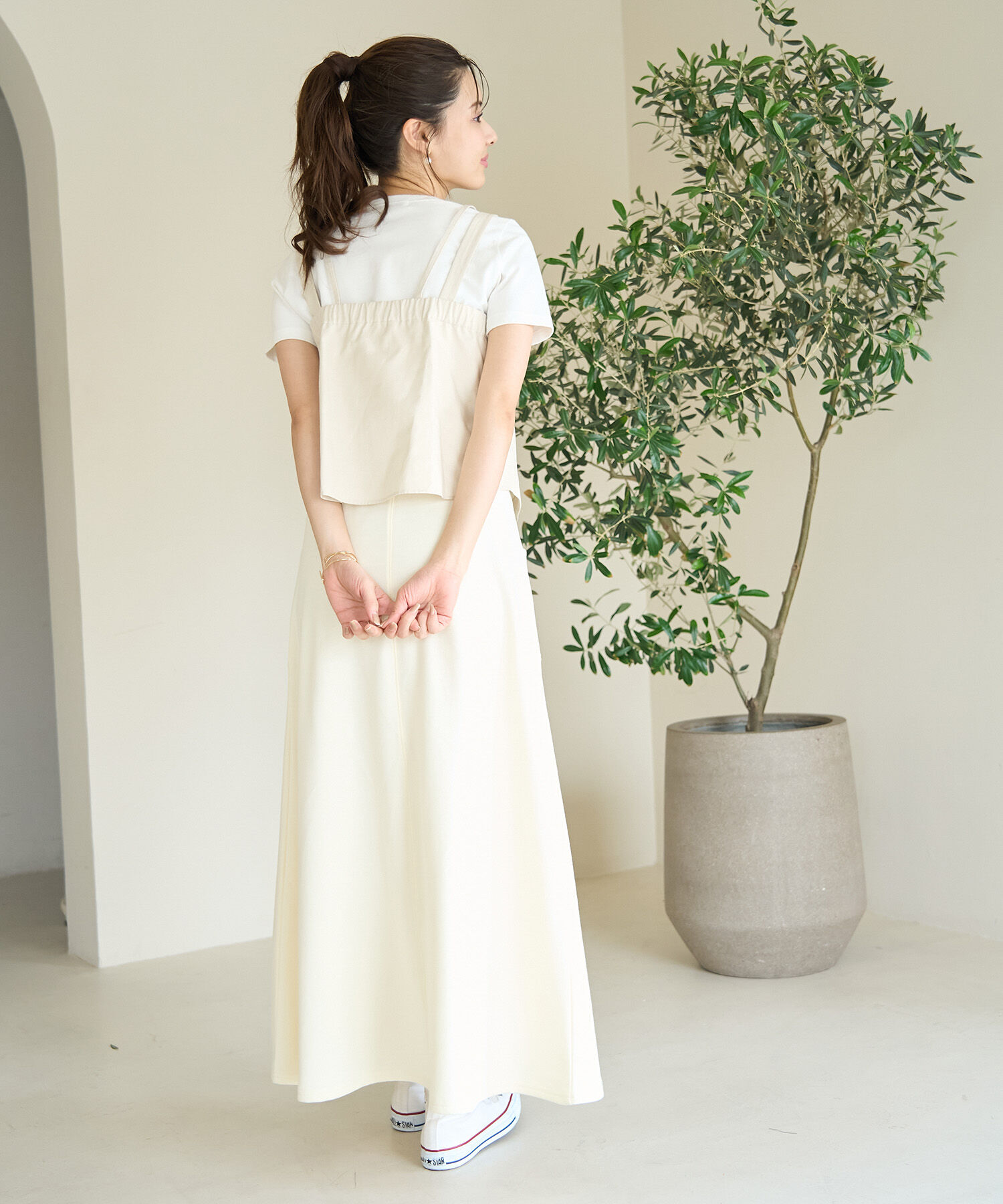 Rope&rsquo;Picnic「レイヤード風キャミソールジレ」|ベスト・ジレ|