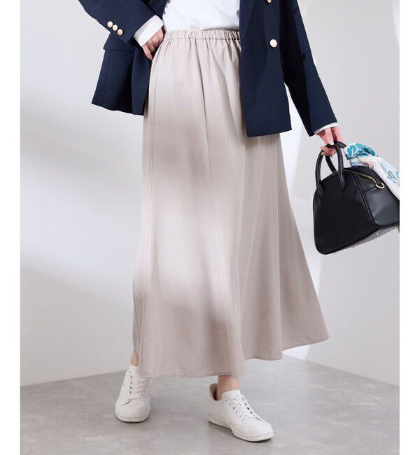 Rope&rsquo;Picnic「レーヨン混無地スカート」|スカート|