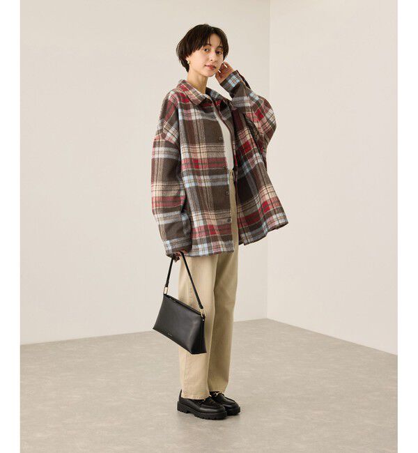 Rope&rsquo;Picnic「【BEVERLY HILLS POLO CLUB・WEB限定】シャギーチェックシャツ」|シャツ・ブラウス|