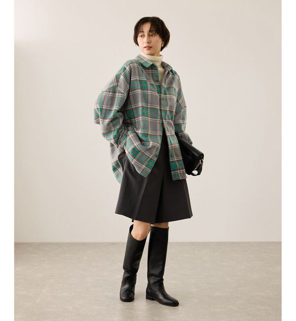 Rope&rsquo;Picnic「【BEVERLY HILLS POLO CLUB・WEB限定】シャギーチェックシャツ」|シャツ・ブラウス|