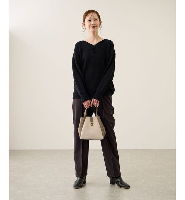 Rope&rsquo;Picnic「裏起毛ストレートパンツ」|チノ|