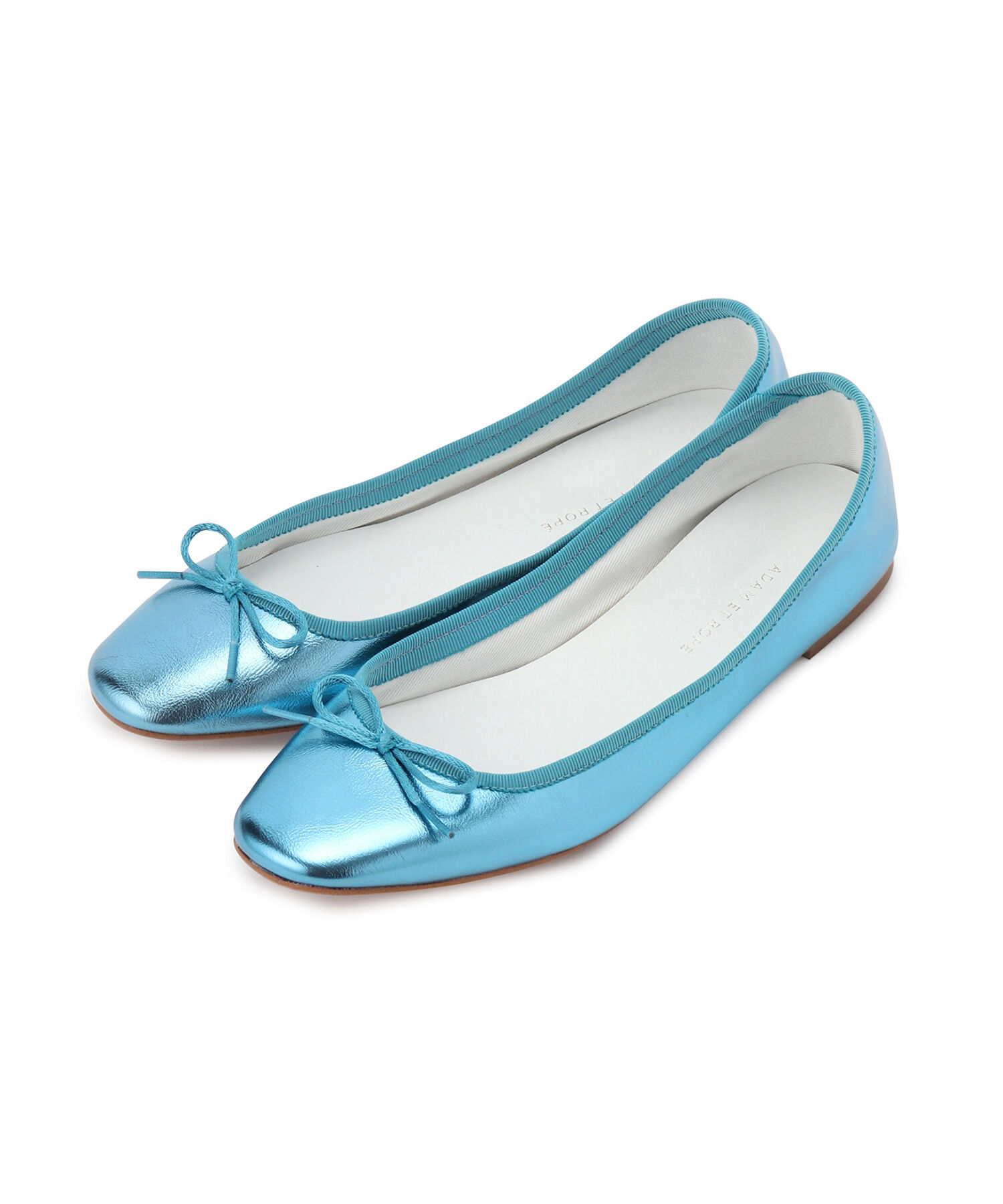 ADAM ET ROPE'「【サステナブル】メタリックバレエ」|バレエシューズ|