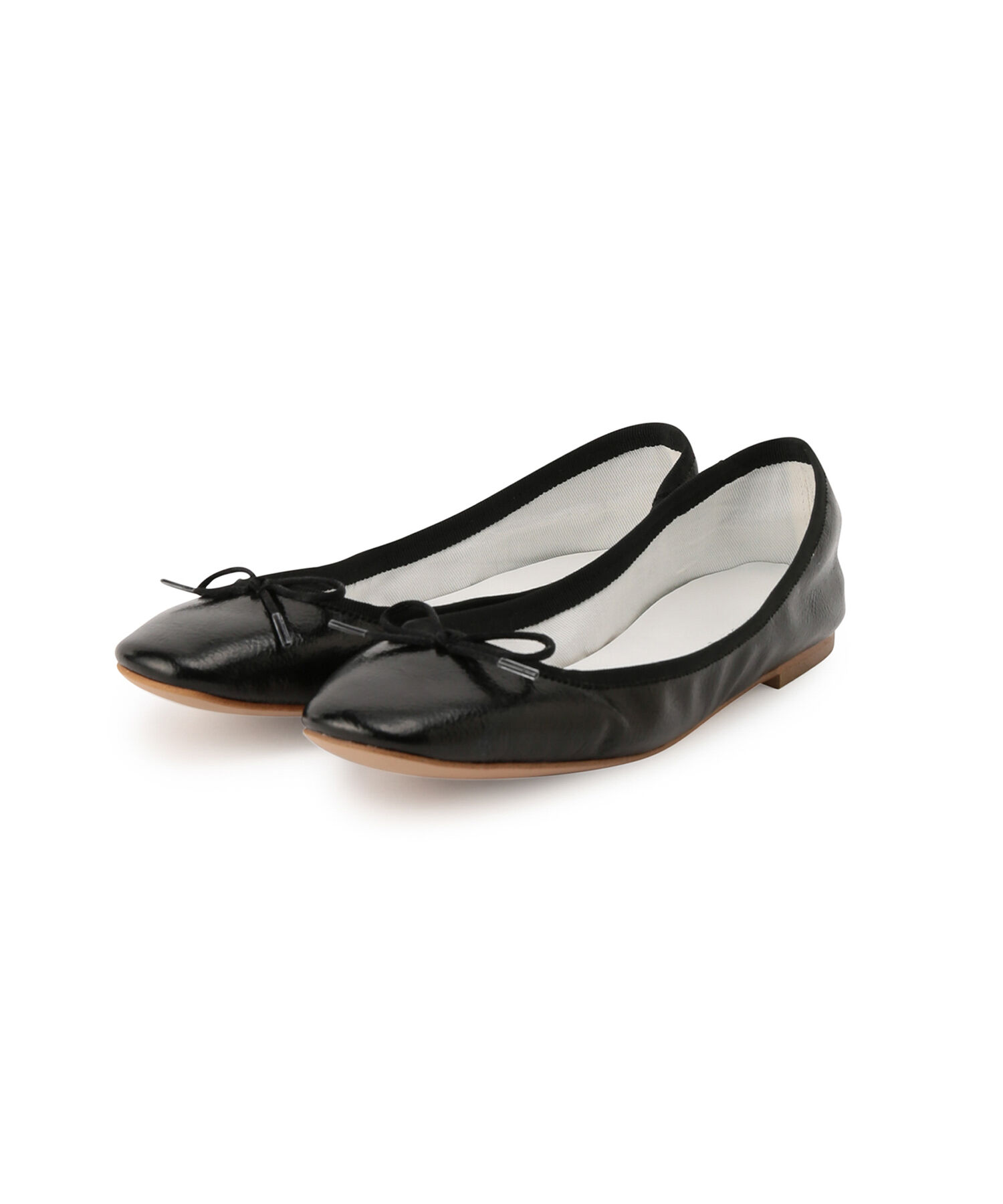 ADAM ET ROPE'「【サステナブル】メタリックバレエ」|バレエシューズ|