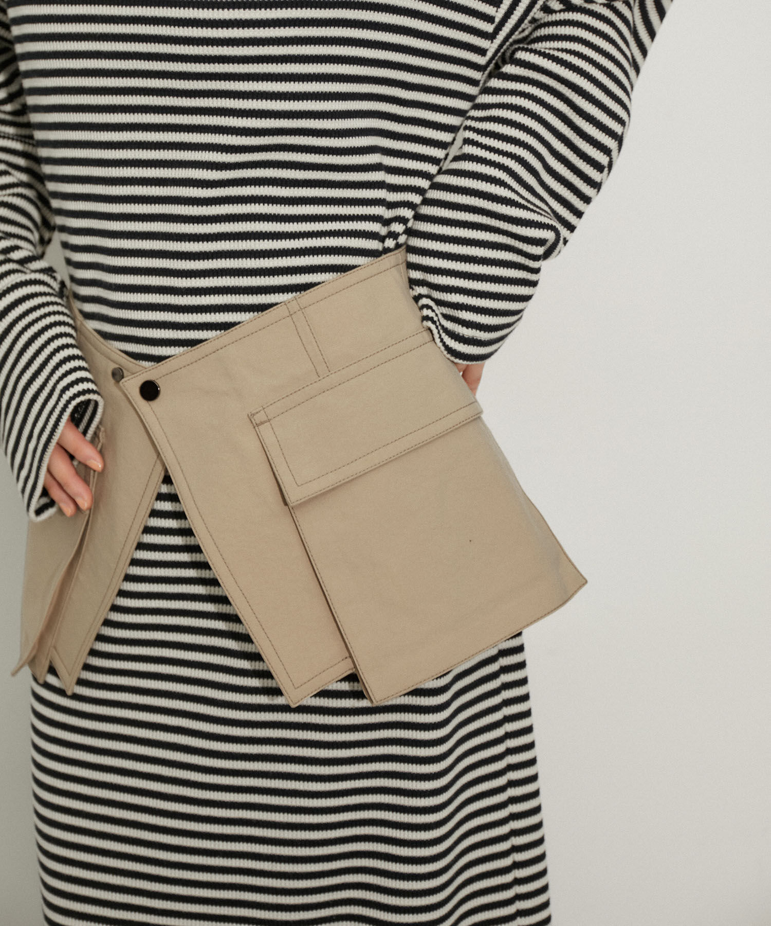 ADAM ET ROPE'「ポケットラップベルト」|ベルト|ベージュ(27)