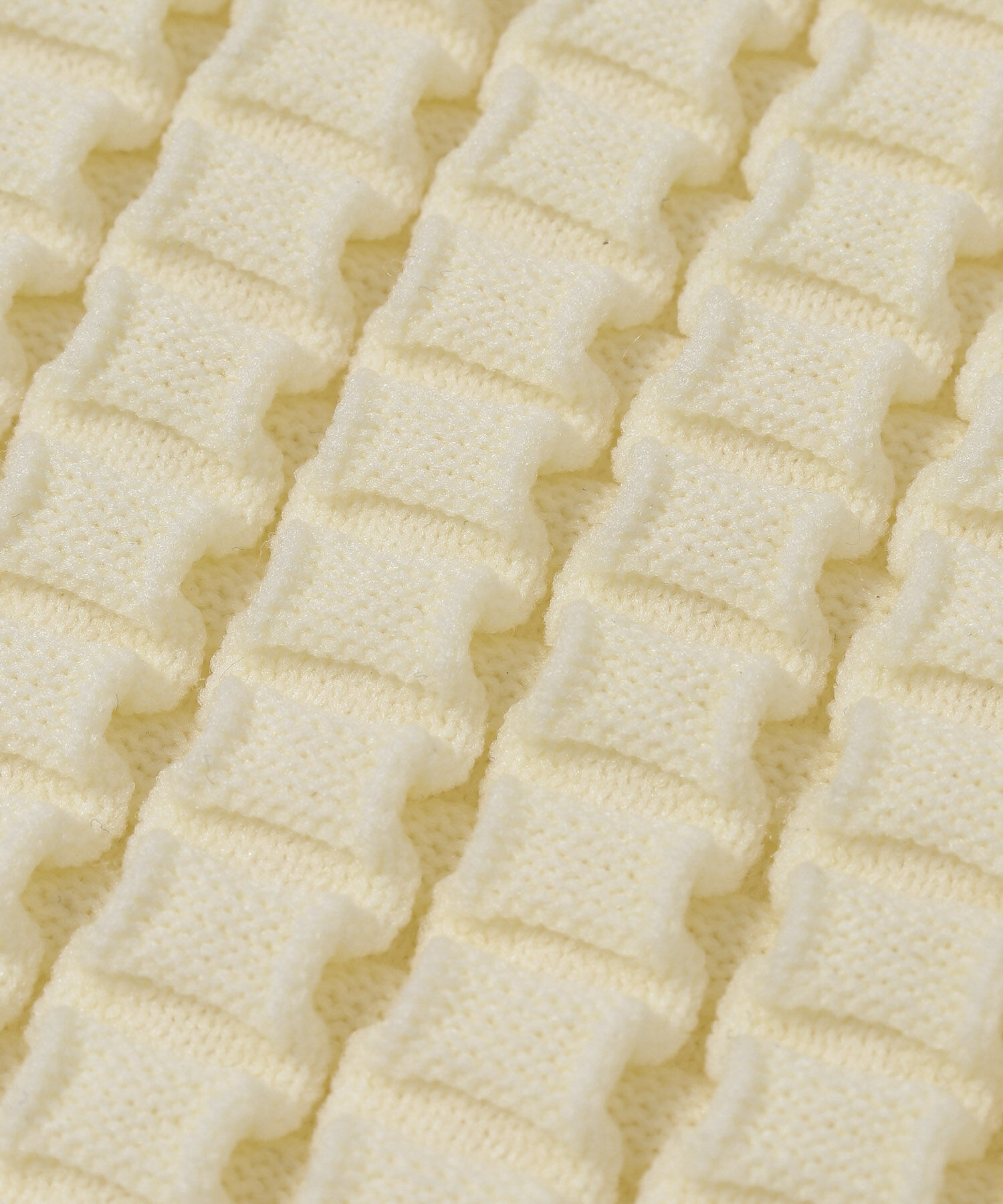 ADAM ET ROPE'「【サステナブル】凹凸ワッフルプルオーバー」|Tシャツ・カットソー|