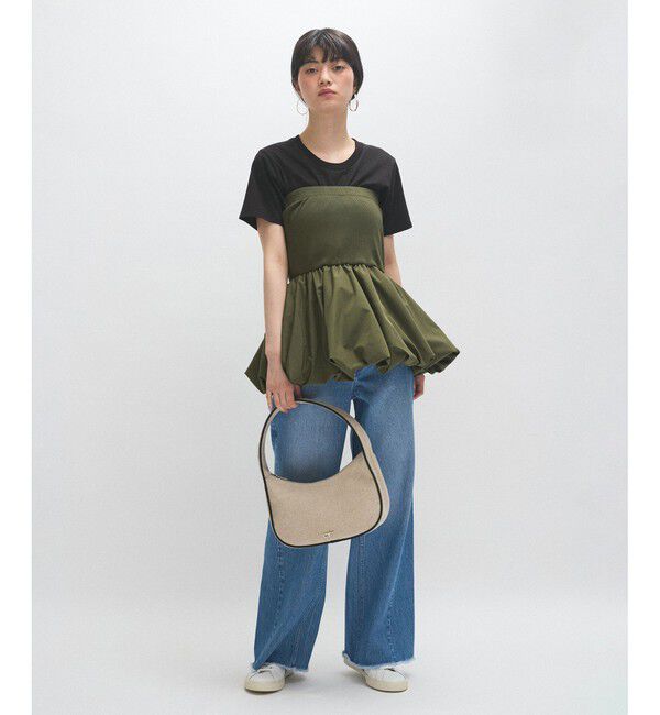 ADAM ET ROPE'「【サステナブル】バルーンベアセットTee」|Tシャツ・カットソー|