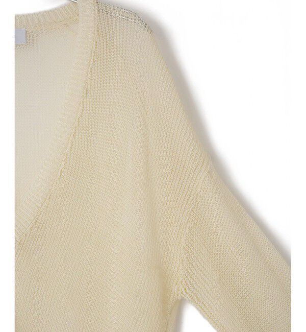 ADAM ET ROPE'「シアーVネックトップス」|Tシャツ・カットソー|