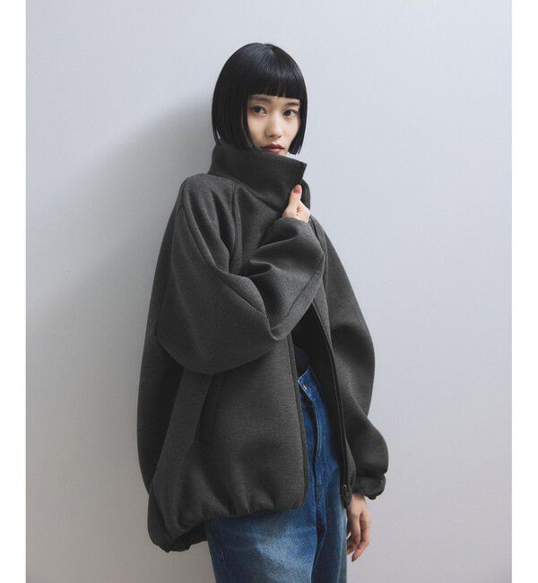 ADAM ET ROPE'「【WEB限定】ダンボールコクーンブルゾン」|ブルゾン・スタジャン|