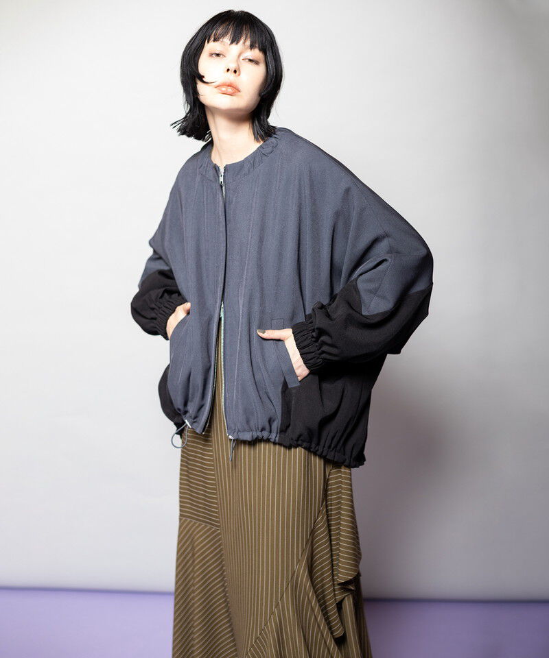  「ドルマンギャザーブルゾン」|ブルゾン・スタジャン|