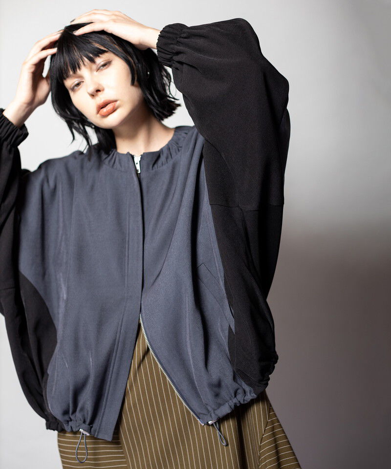  「ドルマンギャザーブルゾン」|ブルゾン・スタジャン|