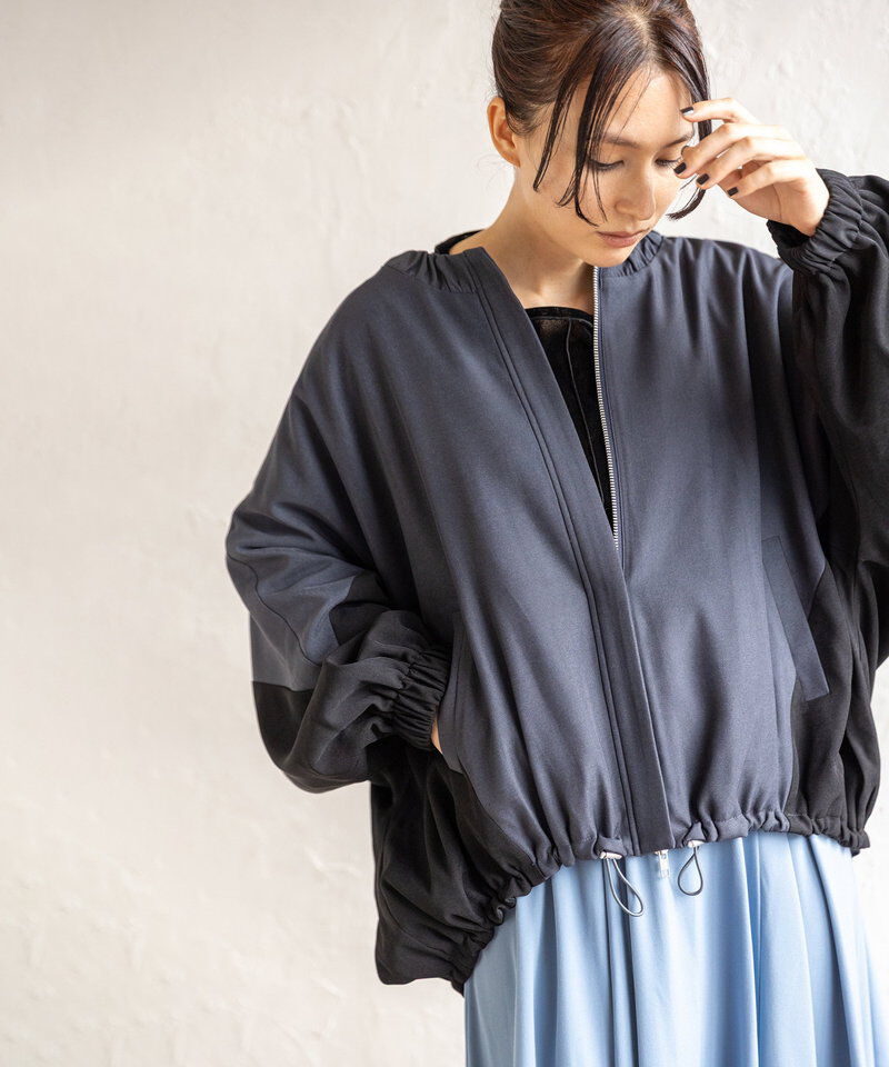  「ドルマンギャザーブルゾン」|ブルゾン・スタジャン|