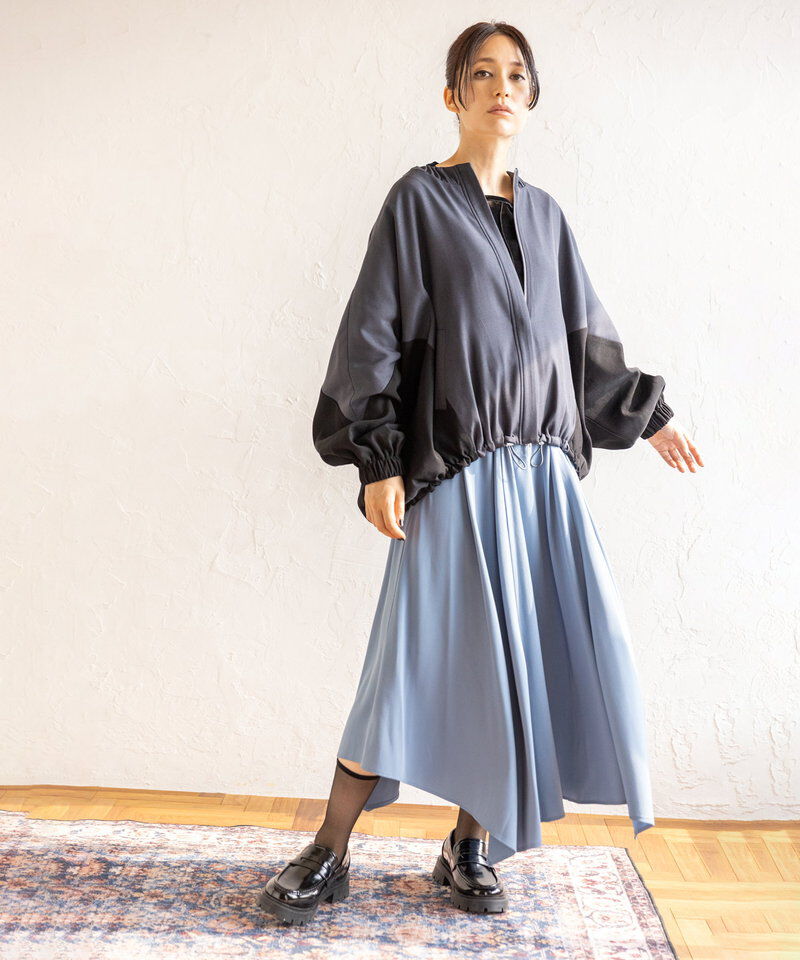  「ドルマンギャザーブルゾン」|ブルゾン・スタジャン|