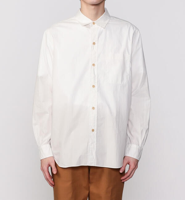 LABOUR AND WAIT「LABOUR AND WAIT | REGULAR COLLAR SHIRT MEN」|シャツ・ブラウス|WHITE