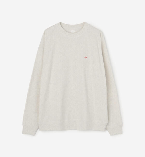 DANTON「DANTON | クルーネック 長袖スウェットTシャツ MEN」|Tシャツ・カットソー|ECRU系1