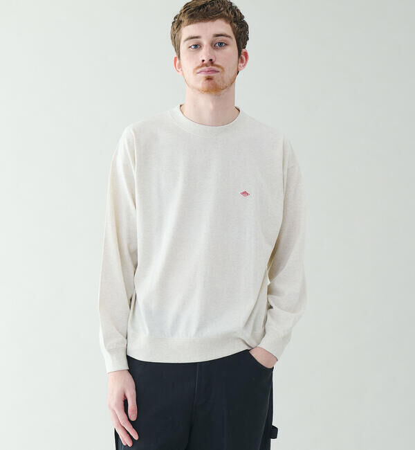 DANTON「DANTON | クルーネック 長袖スウェットTシャツ MEN」|Tシャツ・カットソー|