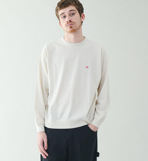 DANTON「DANTON | クルーネック 長袖スウェットTシャツ MEN」|Tシャツ・カットソー|