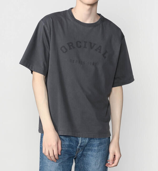 ORCIVAL「ORCIVAL | ジャージーニット プリントTシャツ MEN」|Tシャツ・カットソー|
