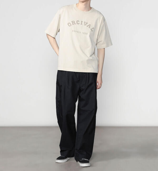 ORCIVAL「ORCIVAL | ジャージーニット プリントTシャツ MEN」|Tシャツ・カットソー|