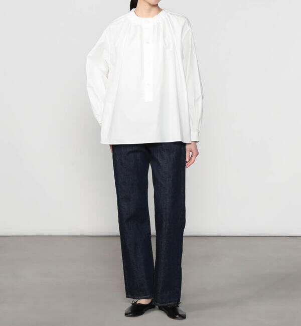  「HAVERSACK | 〈別注〉 長袖 ギャザーネックシャツ WOMEN」|シャツ・ブラウス|