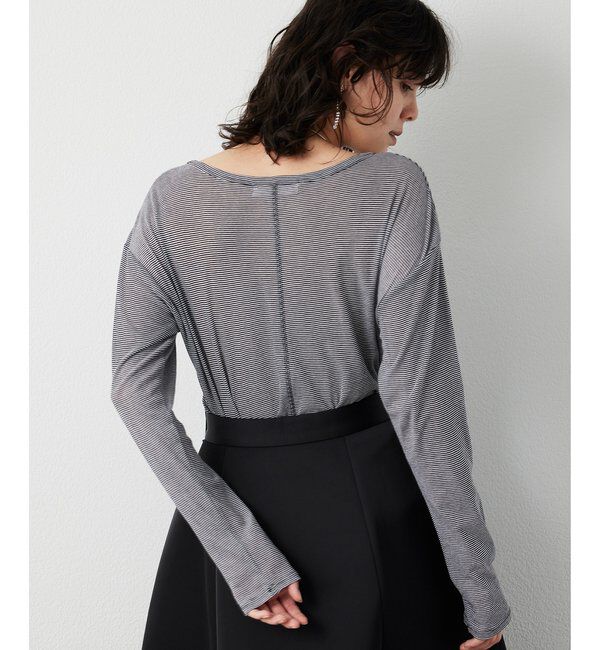 THE PAUSE「【THE PAUSE】シアーフライスロンTEE」|Tシャツ・カットソー|