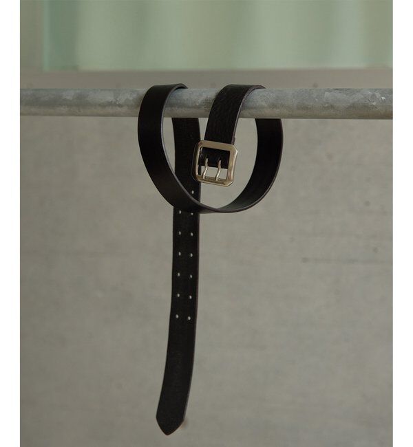 THE PAUSE「＜WEB限定＞【THE PAUSE】ダブルピンベルト」|ベルト|ブラック