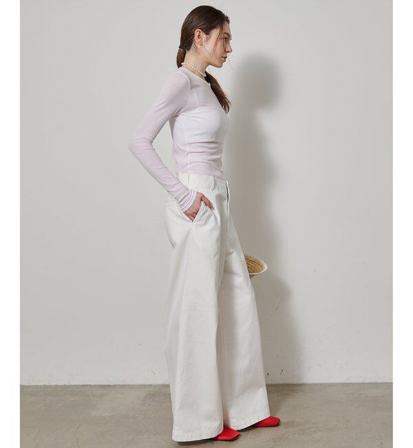  「シアーストレッチロンTEE」|Tシャツ・カットソー|