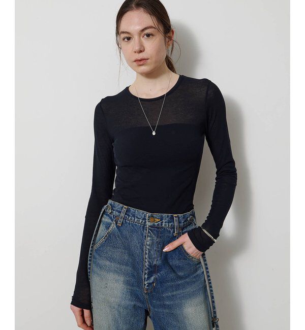  「シアーストレッチロンTEE」|Tシャツ・カットソー|